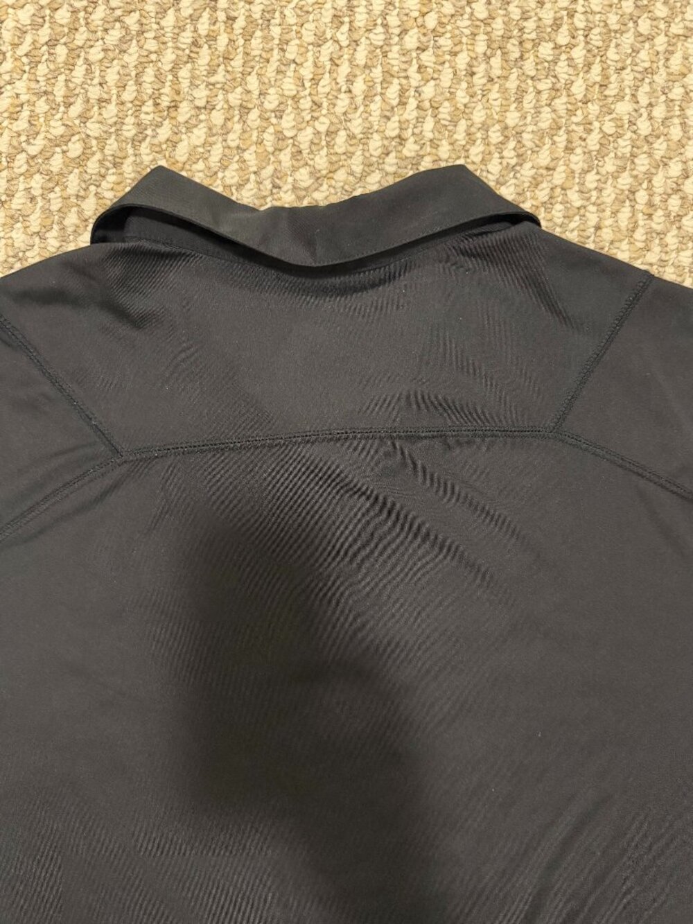 Jordan Nike Mens Dri-Fit Golf Black Polo Size XL 100% Polyester (#997857-010) - Picture 9 of 9